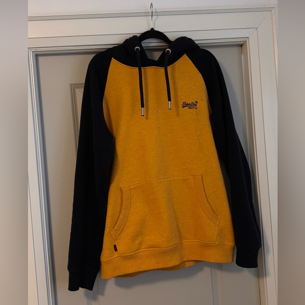 Superdry Mustard and Navy Sweatshirt